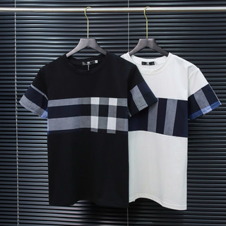 ÁO THUN NAM CỔ TRÒN PHỐI HOẠ TIẾT- THUN COTTON CTTN