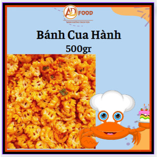 100gr - 200gr bánh snack cua mắm hành