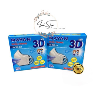 Khẩu trang 3D MAYAN TRẺ EM hộp 10 chiếc - Ipek_Shop