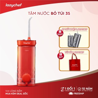 Tăm nước du lịch bỏ túi Lazychef 3s, 3 chế độ làm sạch tự động bằng công nghệ sóng siêu âm, chống thấm nước IPX7