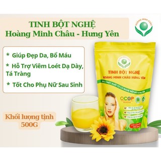 Túi 500gr tinh bột nghệ Hoàng Minh Châu
