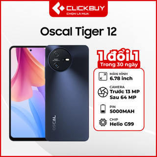 Điện thoại oscal tiger 12 12gb 256gb - màn hình 6.78 inch, chip mediatek helio g99, camera 64mp