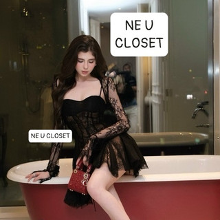   HÀNG THIẾT KẾ  Váy body dài tay váy tay loe váy ren đầm body dài tay đầm ren đầm đi tiệc váy đi đám cưới sang chánh,sẵ. 