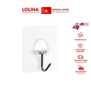 ⛔GIADUNGDUYLONG⛔ Bộ 10 móc dính cường lực trong (LOẠI TRONG - LOẠI 10 CÁI)