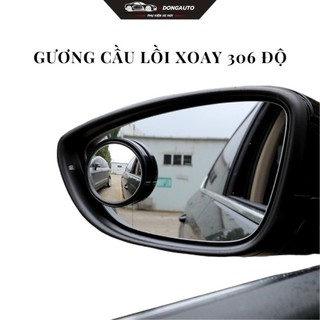 Gương Cầu Lồi Ô Tô Tráng Bạc Xoay 360 Độ Dong Auto