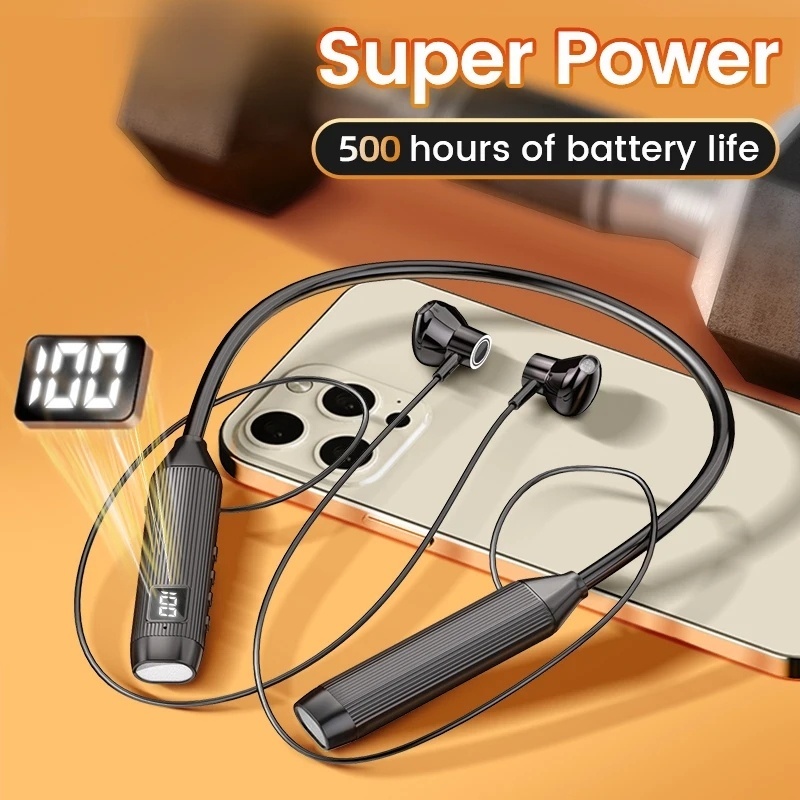 Tai nghe không dây Bluetooth 5.3 Tai nghe thể thao stereo Hi-Fi từ tính không thấm nước - Model L08