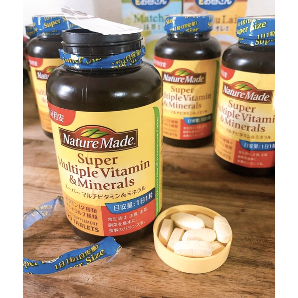 Viên uống tổng hợp vitamin và khoáng chất Nature Made 120 viên - Nội địa Nhật