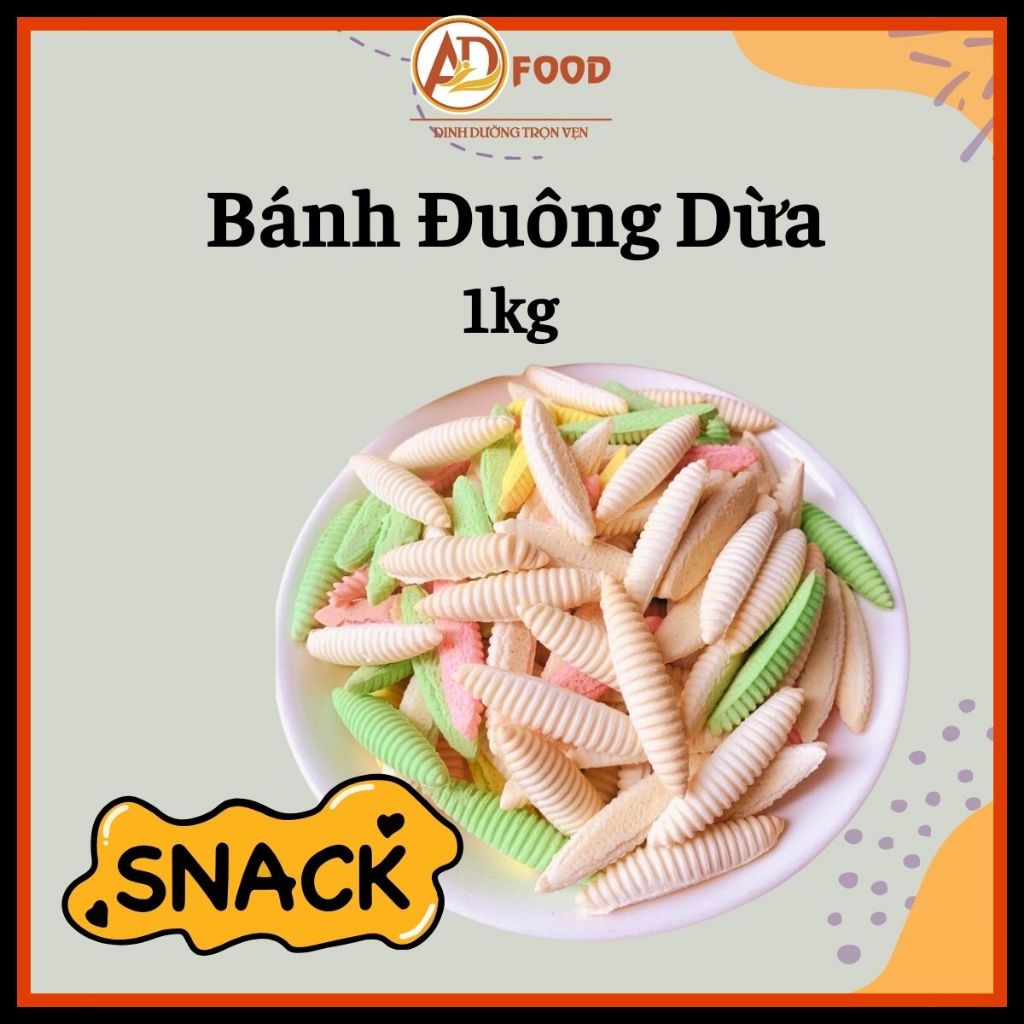 1kg bánh đuông dừa thơm ngon