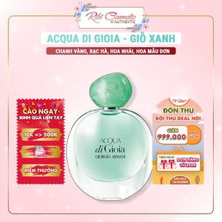 Nước hoa nữ Acqua di Gioia - Gio Xanh tươi mát sảng khoái Ribicosmetics