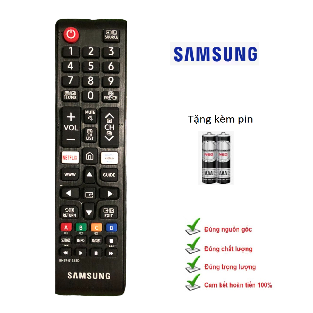 [HÀNG XỊN] Điều khiển tivi samsung Smart Tivi Samsung 4K 55 inch UA55TU6900