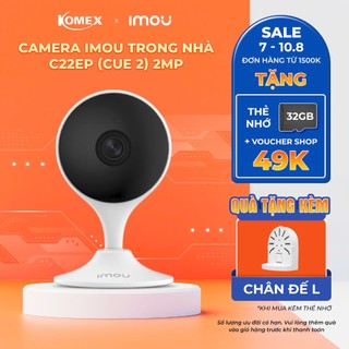 Camera IMOU trong nhà C22EP (Cue 2) 2MP 1080P đàm thoại 2 chiều, chế độ ngày đêm, chống ngược sáng