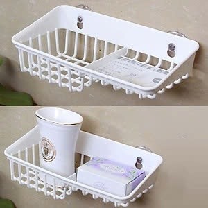 Giá để giẻ rửa bát, xà phòng 2 ngăn dạng lưới Inomata Sản xuất tại Nhật Bản