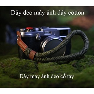 HÌNH THẬT- Dây máy ảnh đeo cổ tay Shetu bản tròn kiểu cổ điển