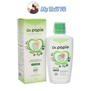 Nước tắm gội thảo dược Dr Papie sữa tắm gội thảo dược làm sạch và bảo vệ da cho bé 230ml MẸ THÁI VŨ