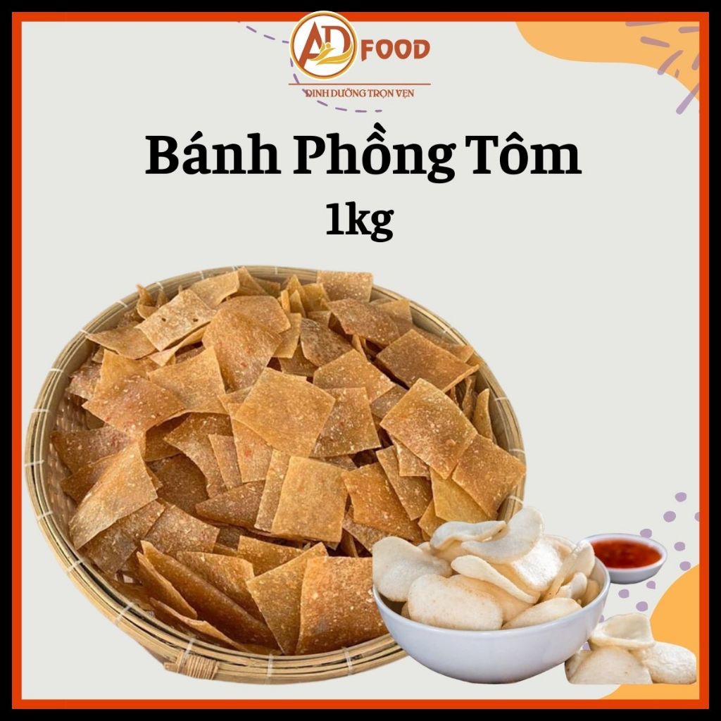 1kg Bánh phồng tôm Cà Mau