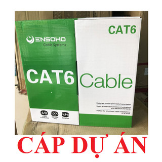 Cáp mạng ensoho utp 6e màu xanh 305m phân phối dây cáp mạng - thùng / cuộn dây mạng cáp mạng ensoho ,