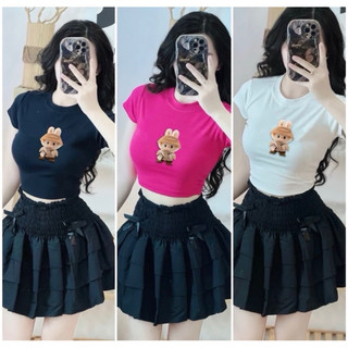 Áo croptop nữ, áo croptop in lubu