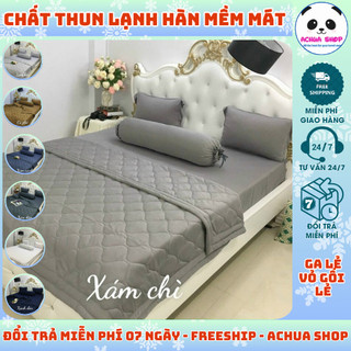[HỎA TỐC 🎁 mua 1 tặng 1🎁] FREESHIP - GA LẺ THUN HÀN MÀU TRƠN MÁT LẠNH MỀM MƯỚT 1M TÔNG TRẦM - ACHUASHOP