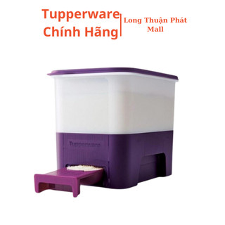 Thùng gạo Tupperware Rice Smart Junior 5kg - Đựng gạo tẻ, gạo nếp, gạo nứt, thiết kế thông minh - Long Thuận Phát