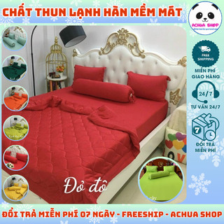 [HỎA TỐC 🎁 mua 1 tặng 1🎁] GA LẺ freeship THUN HÀN  MÀU TRƠN MÁT LẠNH MỀM MƯỚT 1M TÔNG TƯƠI SÁNG - ACHUASHOP