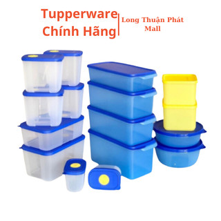 Siêu combo 16 hộp trữ đồ khô, tủ đông, tủ mát Tupperware chính hãng,  đựng full tủ lạnh - Long Thuận Phát