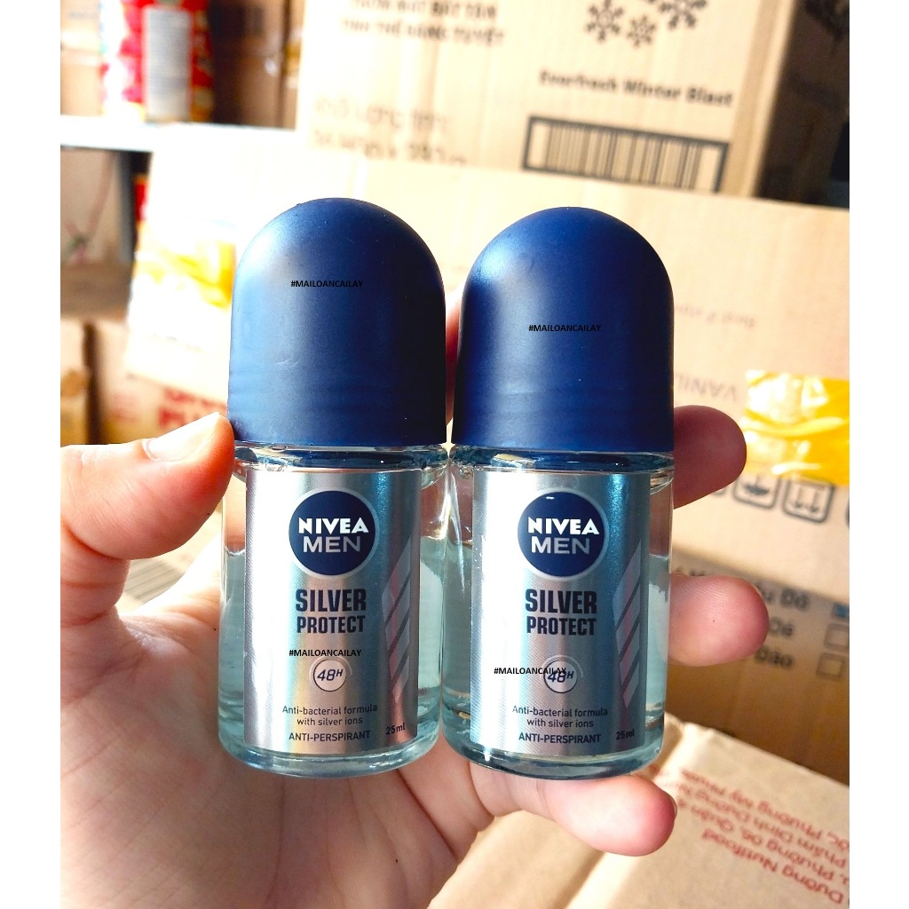 Lăn Khử Mùi Nivea Phân Tử Bạc 25ml