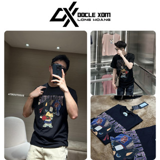 ⚡️[Hight Quality] - T SHIRT D QSUAR HỌA TIẾT HÌNH IN " CON CHÓ BÓNG RỔ " COTTON2C thời trang CAO CẤP nam nữ Unisex SS23