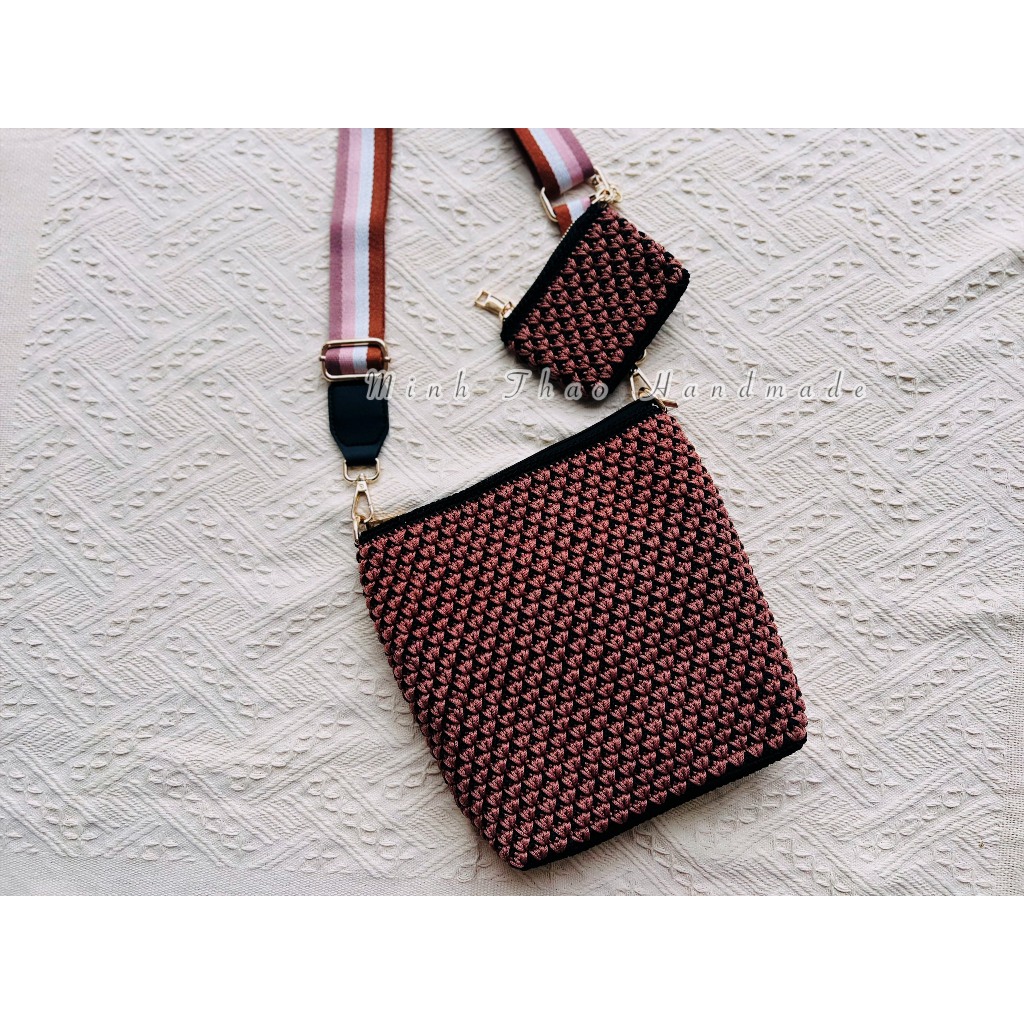 Túi móc len handmade thành phẩm (hàng có sẵn hoặc đặt hàng theo yêu cầu)