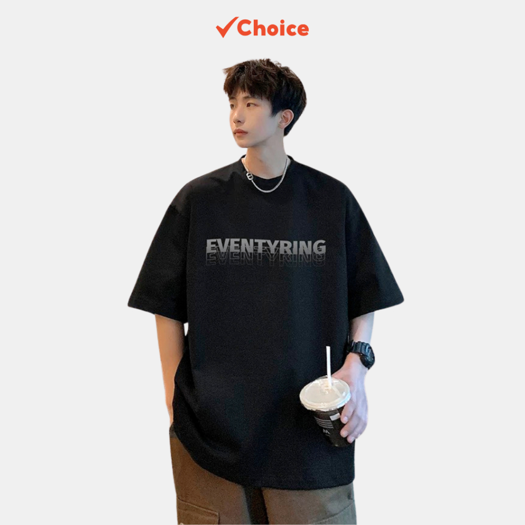 Áo thun cotton nam Choice AP7 ngắn tay phong cách retro Mỹ size 5XL