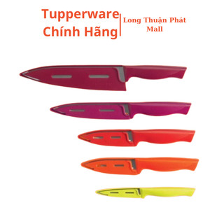 Bộ dao Essential Knives 5 món - Dao có vỏ, lưỡi thép không gỉ chính hãng Tupperware - Long Thuận Phát