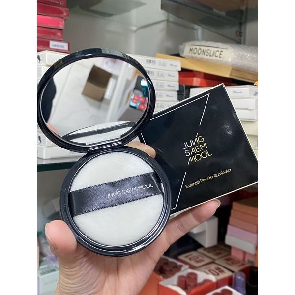 [MAKEUP STORE] Phấn phủ bột Jung Saen Mool Essential Powder Illuminator kèm bông phấn