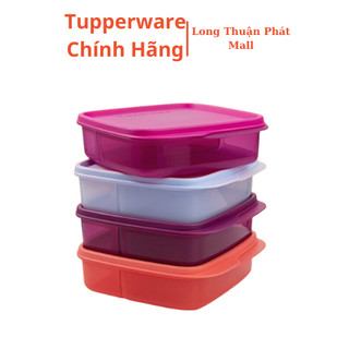 Hộp cơm chia ngăn Lollytup Tupperware chính hãng - Hộp cơm có nắp kín, nhựa nguyên sinh an toàn  - Long Thuận Phát