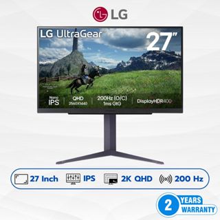 [FULL VAT] MÀN HÌNH LG ULTRAGEAR 27GS85Q-B (27 INCH/QHD/NANO IPS/200Hz/1MS)