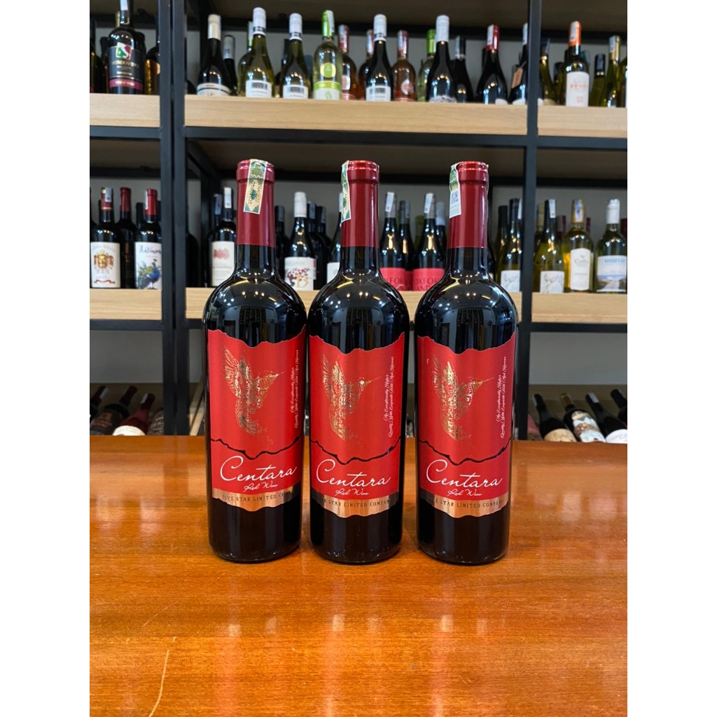 [Vang gói quà] Rượu vang đỏ Centara 750ml 13%