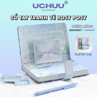 Sổ Tay Tranh Vẽ RosyPosy x Uchuu, Sổ Ghi Chép Nhật Ký, Quà Tặng Sổ Tay Ý Nghĩa