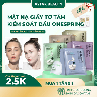 Mặt nạ giấy tơ tằm dưỡng ẩm, kiểm soát dầu onespring images