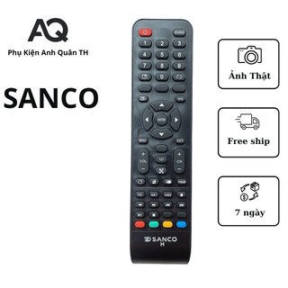 Remote tivi sanco , điều khiển tivi SANCO smart hàng mới