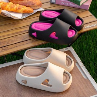 Dép Nữ,  Dép Độn Đế  5cm Hình Trái Tim Siêu Mềm, Siêu Nhẹ, Chống Trơn Trượt.,