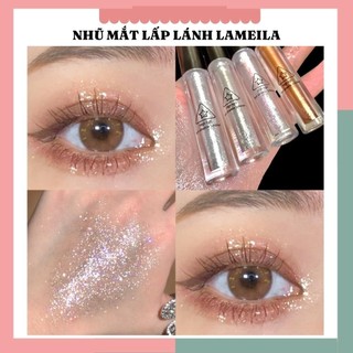 Nhũ mắt gel nhũ kim tuyến lấp lánh Diamond Lameila trang điểm mắt ht4