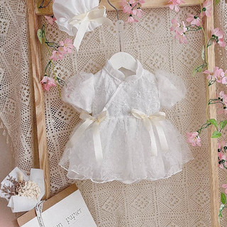 Bodysuit cho bé gái sơ sinh chất liệu cotton xốp mềm mại ⚡ 𝗙𝗥𝗘𝗘𝗦𝗛𝗜𝗣 ⚡ Set body váy cho bé gái kèm mũ màu sắc dễ thương