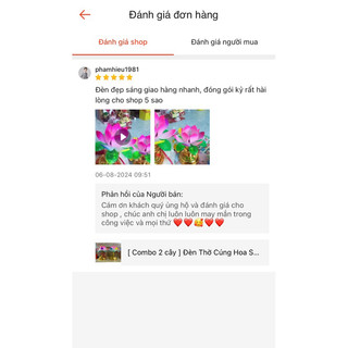 [ Combo 2 cây ] Đèn Thờ Cúng Hoa Sen ( thay bóng dể dàng )