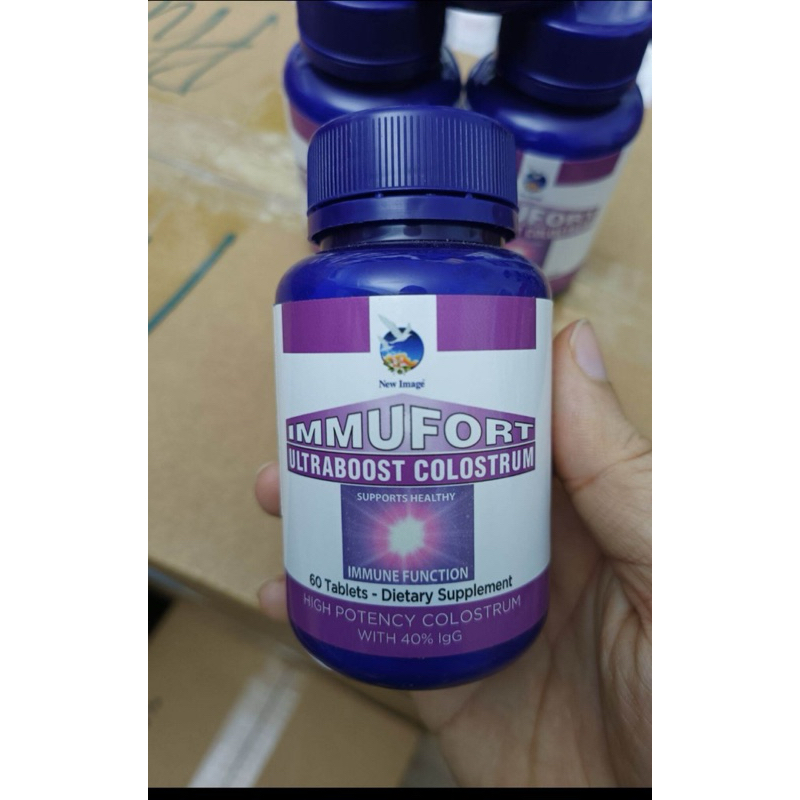 Viên uống immufort Ultraboost Alpha lipid sữa non dạng viên 60 viên. Chính hãng