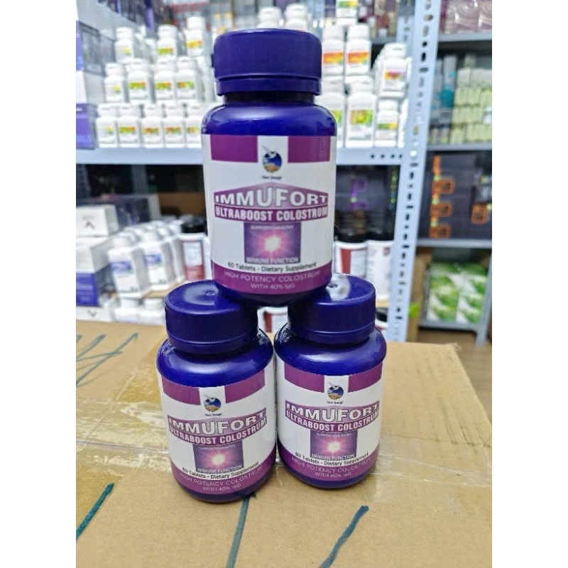 Viên uống immufort Ultraboost Alpha lipid sữa non dạng viên 60 viên. Chính hãng