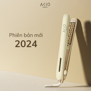 Máy uốn tóc dập xù AKIO Beauty bấm phồng chân tóc 4 mức nhiệt phủ x2 ceramic không gây hư tổn tóc