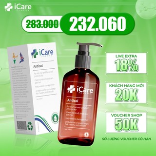 Dầu Gội Sạch Gàu Chiết Xuất Dược Liệu Antisol Hiệu Quả Nhanh, An Toàn Tuyệt Đối