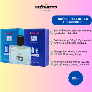 Nước hoa Nam/Nữ Les Frénchisés Blue 80ml