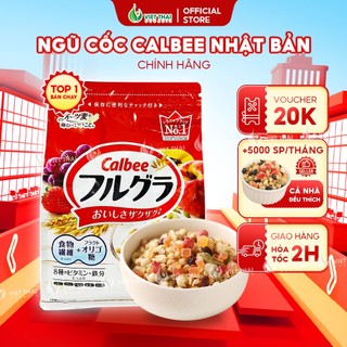 【MỚI +13 VỊ】Ngũ cốc Calbee Giảm Cân Ăn Kiêng Nhật Bản Mix Trái Cây Sữa Chua Granola Ăn Sáng