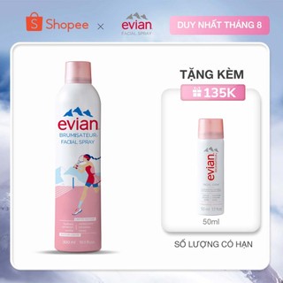 Xịt khoáng cấp ẩm evian® Facial Spray 300ml - Limited Edition