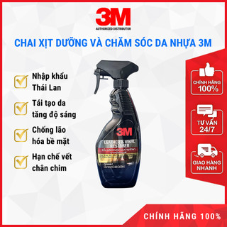 Chai xịt chăm sóc và bảo vệ nội thất da nhựa taplo ô tô 3m 39040lt 400ml