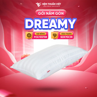 Ruột Gối Nằm Gòn Dreamy Thuần Việt - Sợi Gòn Cao Cấp, Êm Ái - Kích Thước 50x70cm